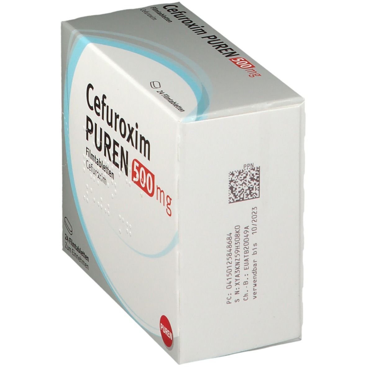 Cefuroxim Puren 500 mg Filmtabletten 24 St