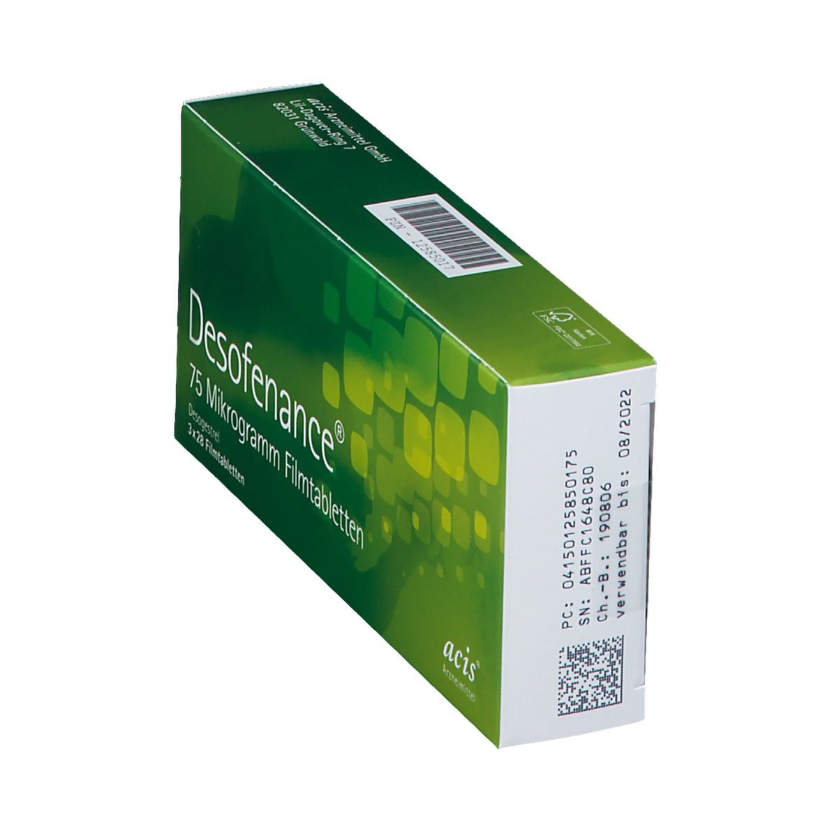 Desofenance 75 Mikrogramm Filmtabletten 3x28 St