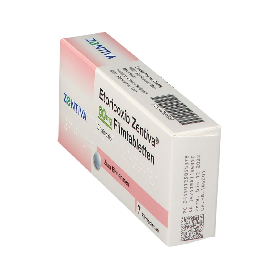 Etoricoxib Zentiva 90 mg Filmtabletten 7 St