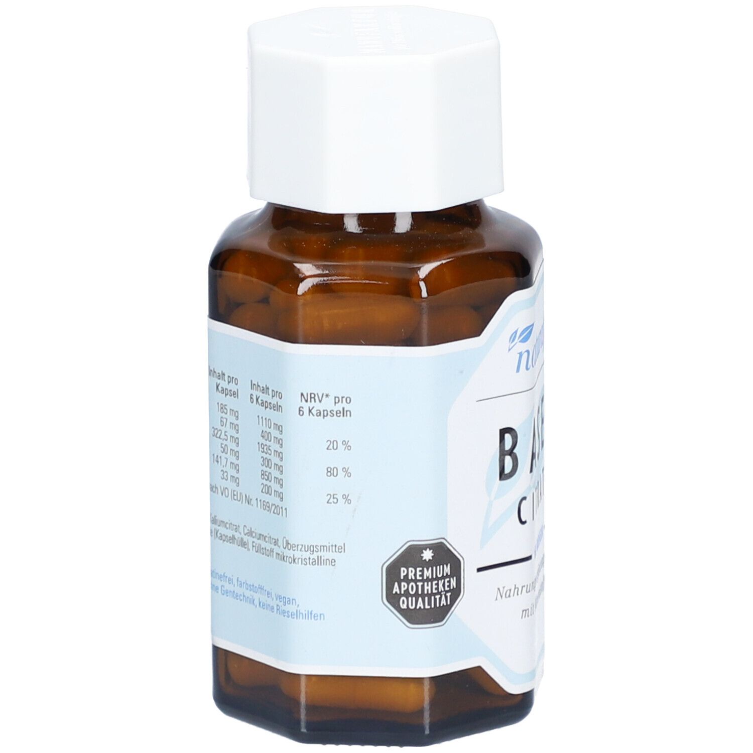 Naturafit Basencitrate Kapseln 60 St