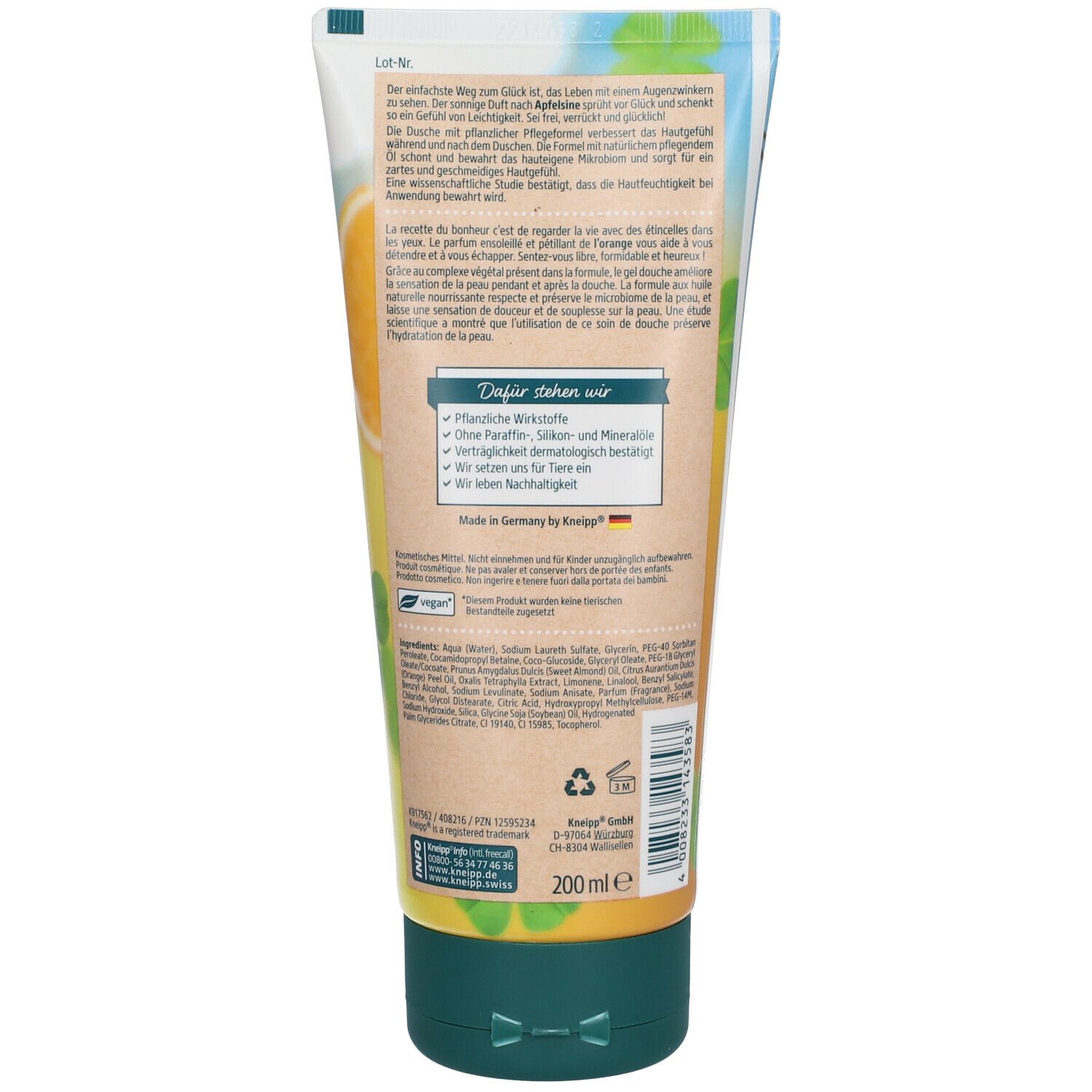 Kneipp® AromaPflegedusche Sei frei, verrückt und glücklich 200 ml