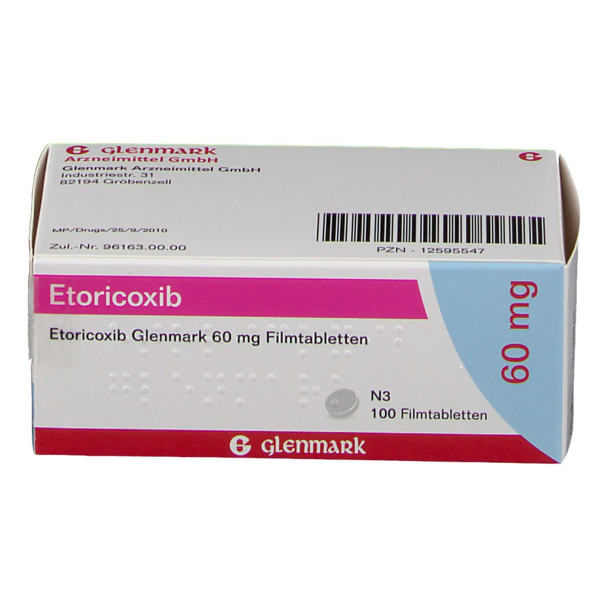Etoricoxib Glenmark 60 mg