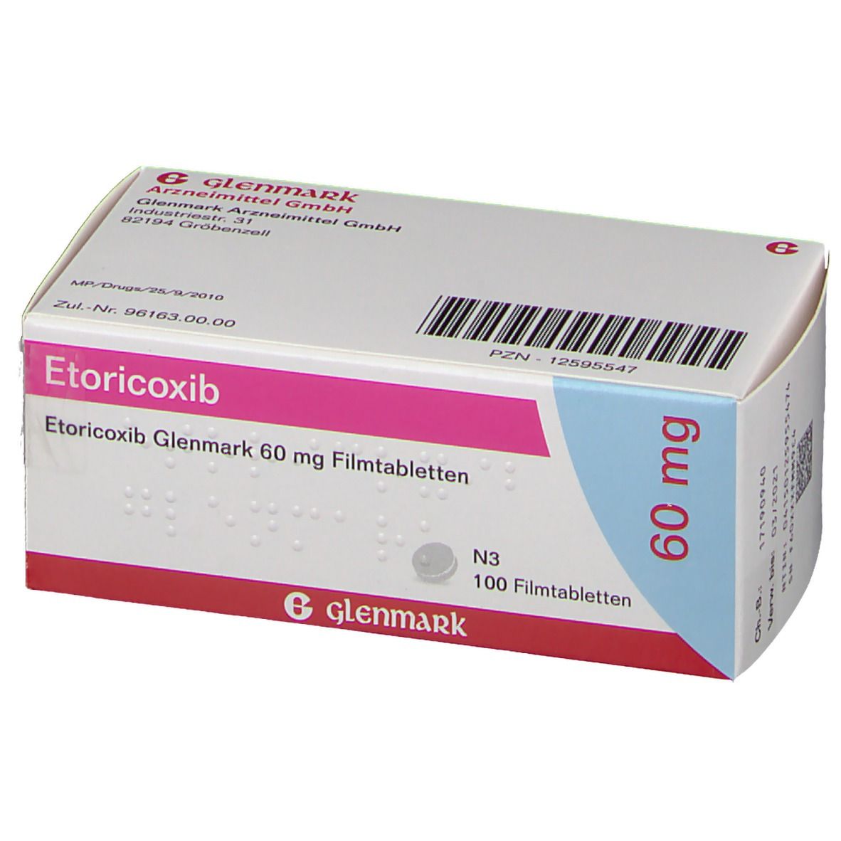 Etoricoxib Glenmark 60 mg