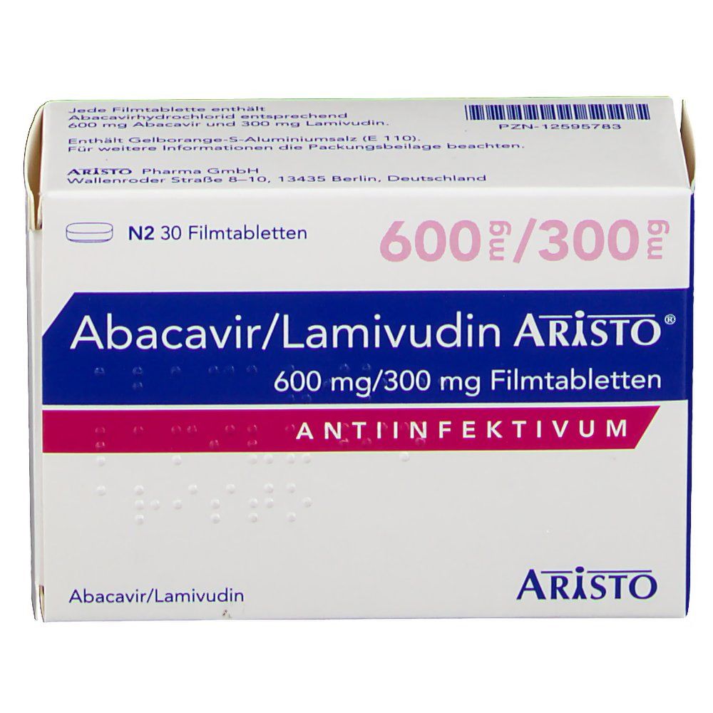 Abacavir/Lamivudin Aristo® 600 mg/300 mg