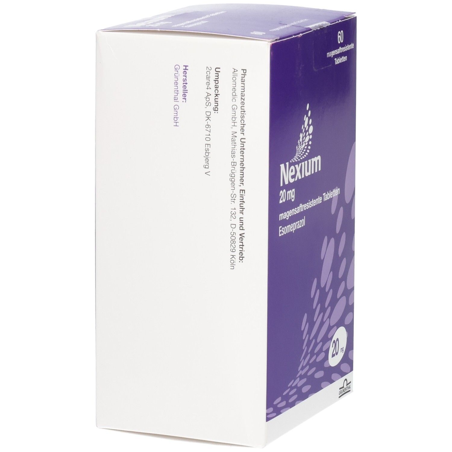NEXIUM 20 mg magensaftresistente Tabletten