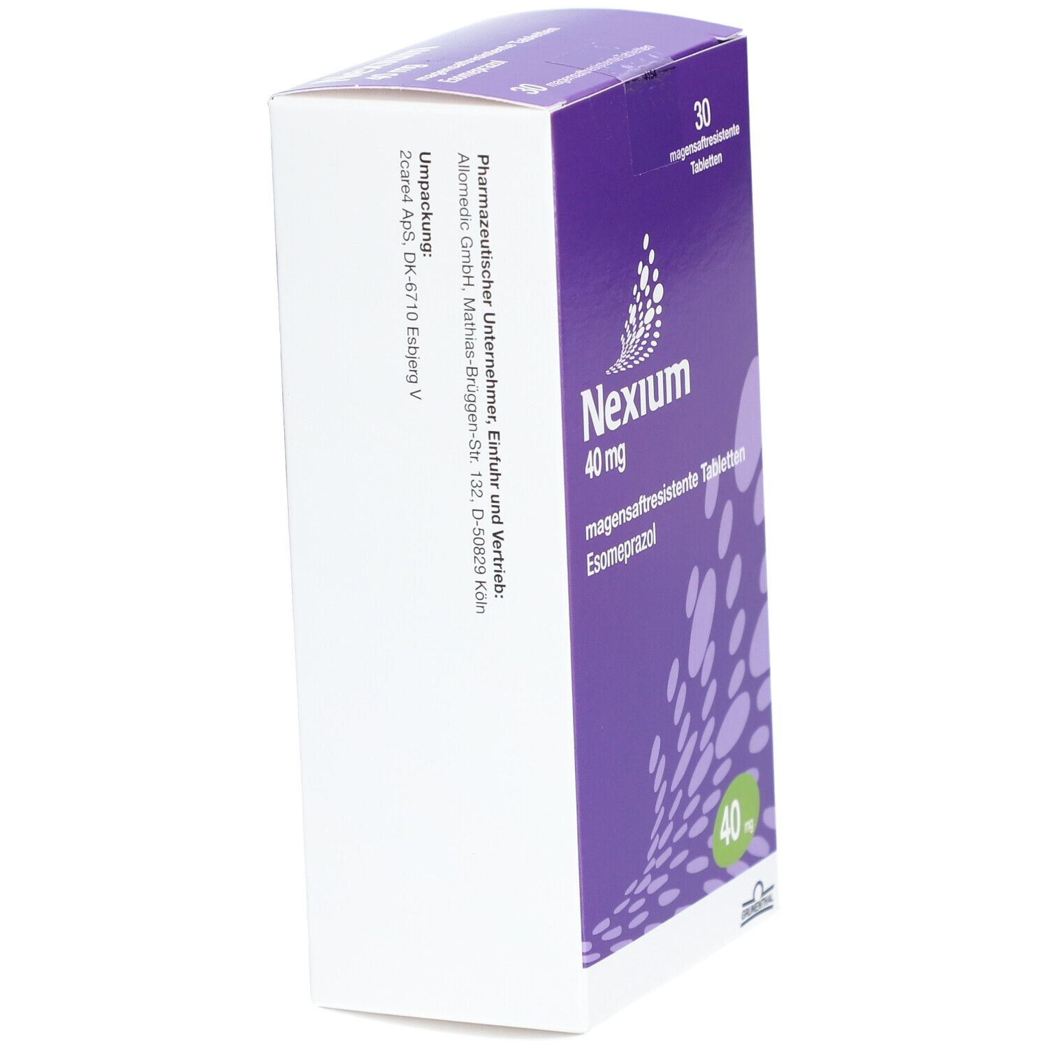 Nexium 40 mg magensaftresistente Tabletten 30 St magensaftresistent