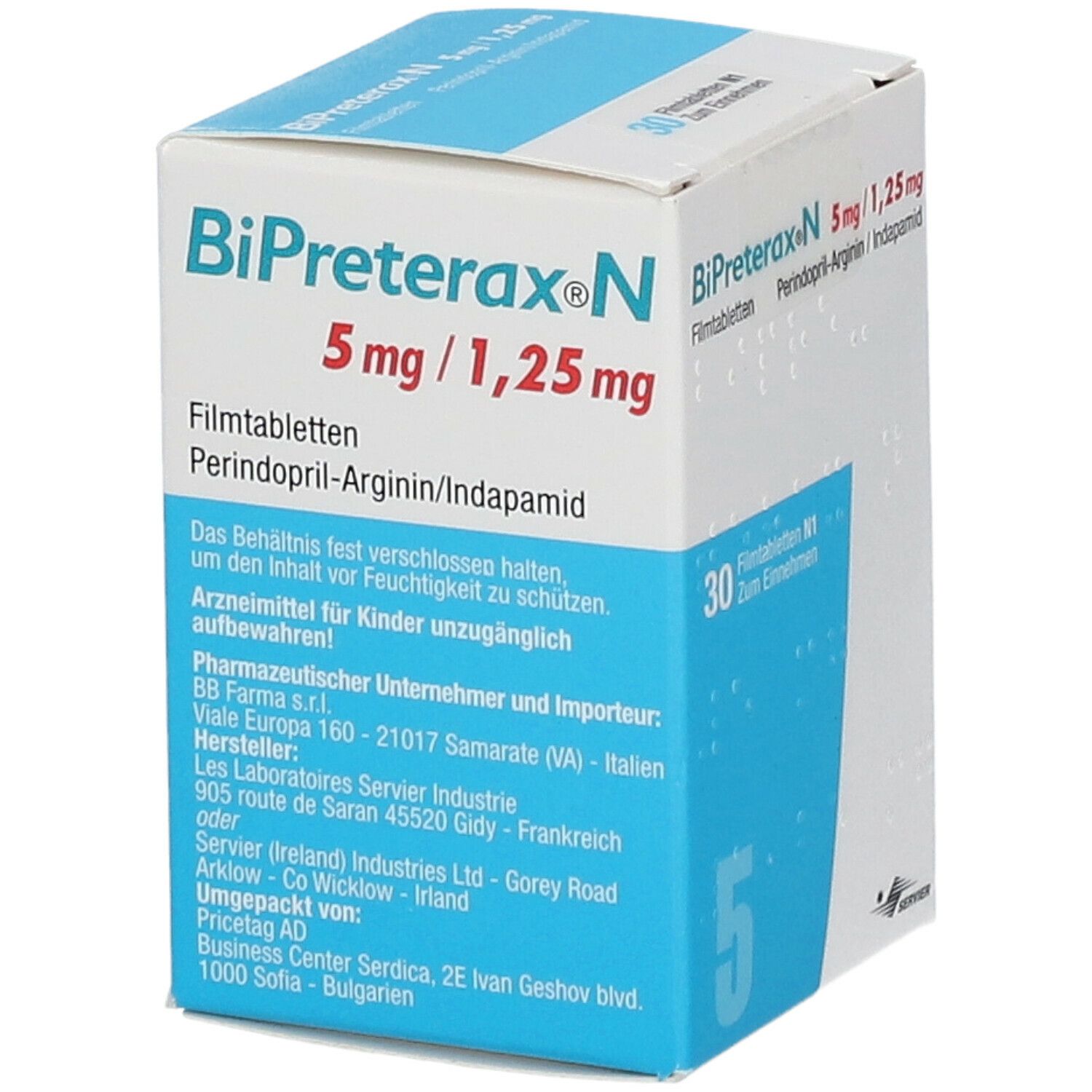 Bipreterax N 5 mg/1,25 mg