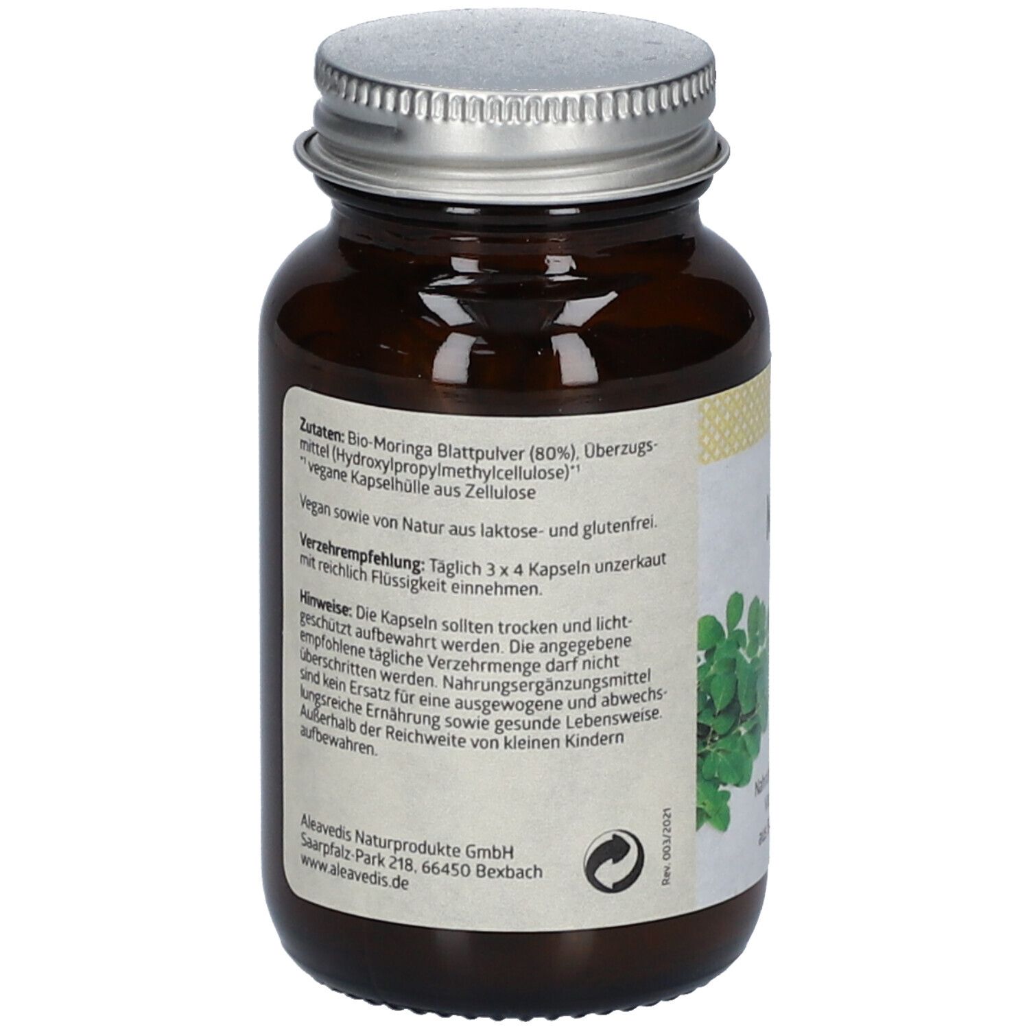 Moringa 400 mg Kapseln Bio