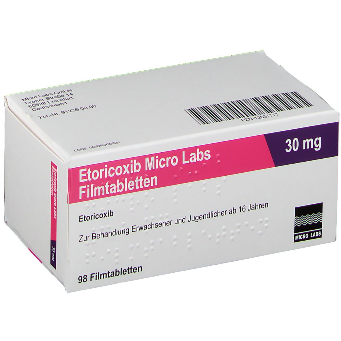 Etoricoxib Micro Labs 30 mg