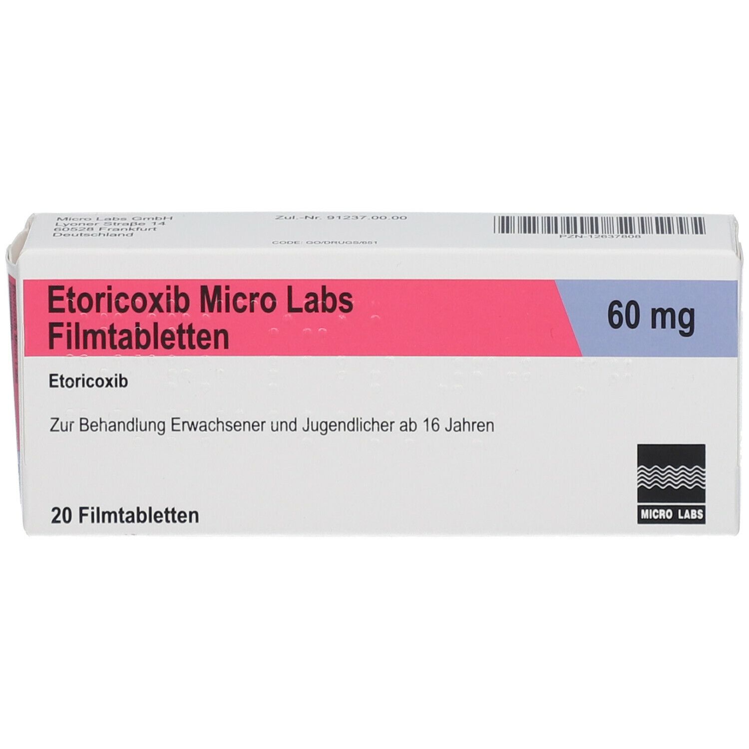 Etoricoxib Mirco Labs 60 mg