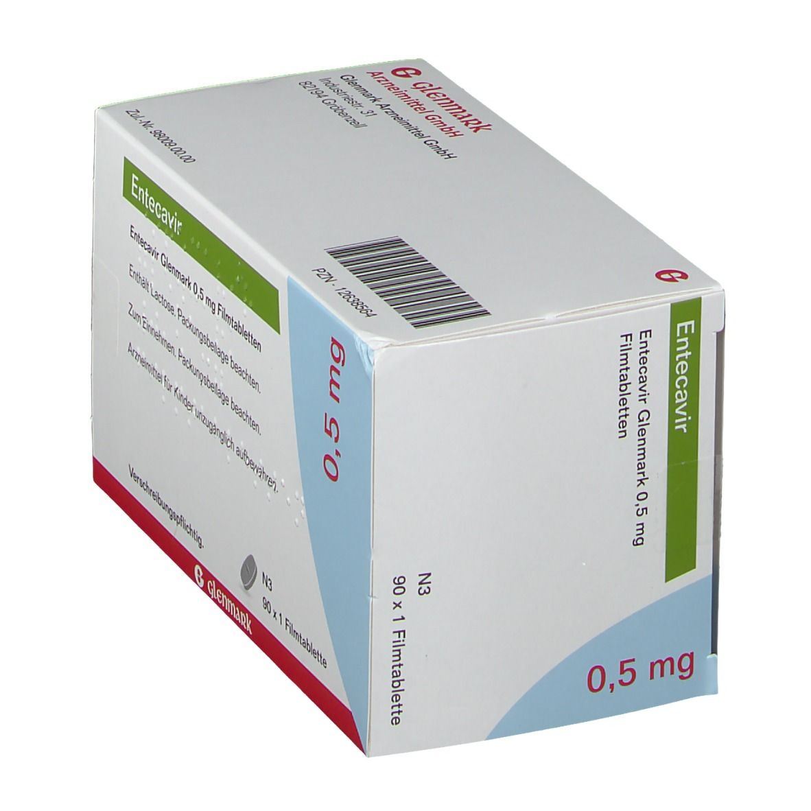 Entecavir Glenmark 0,5 mg