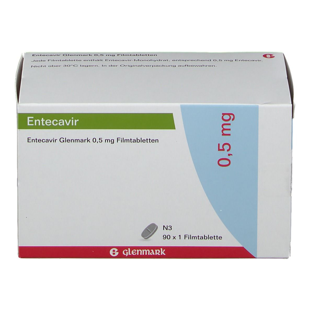 Entecavir Glenmark 0,5 mg