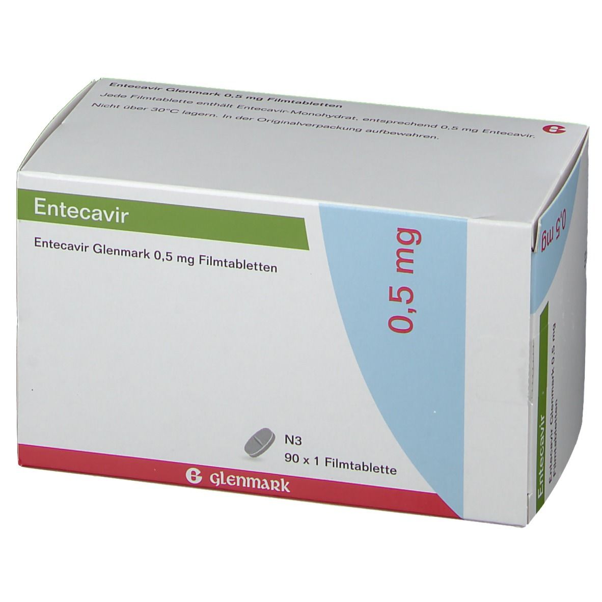 Entecavir Glenmark 0,5 mg