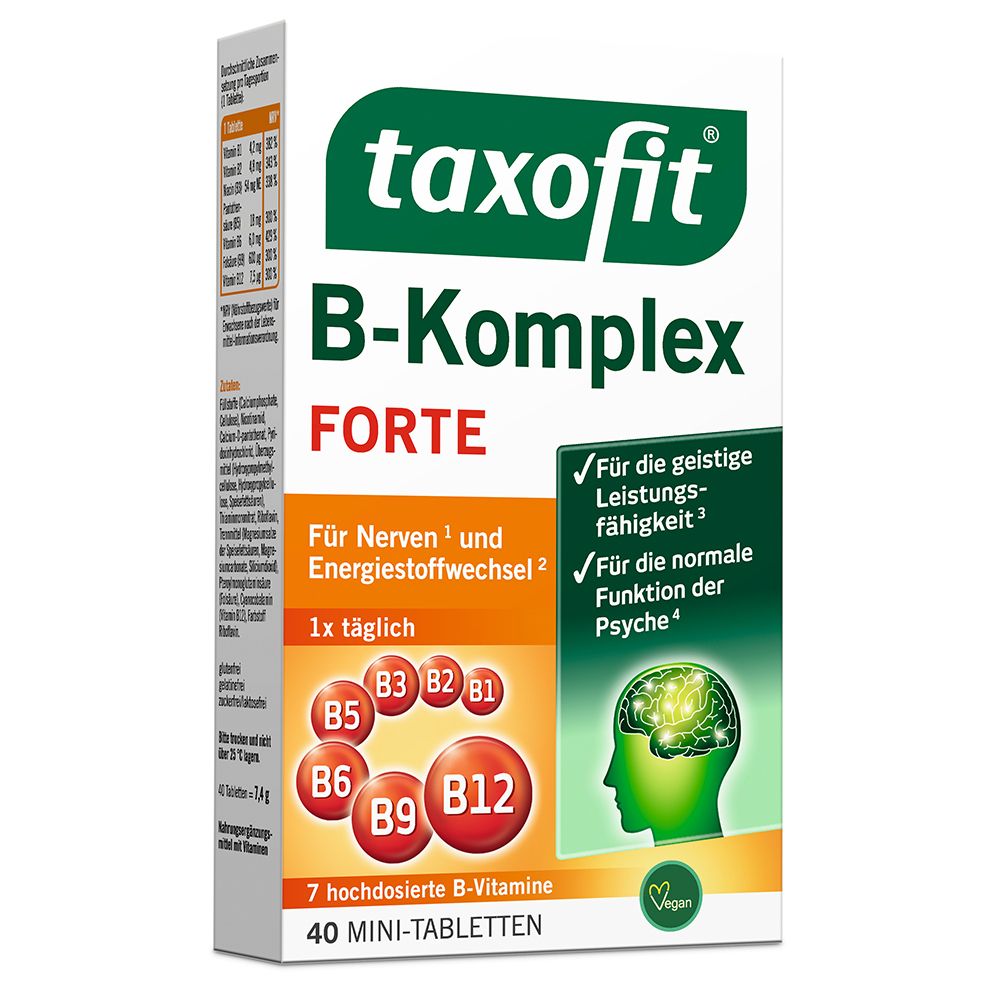 taxofit B-Komplex + Folsäure