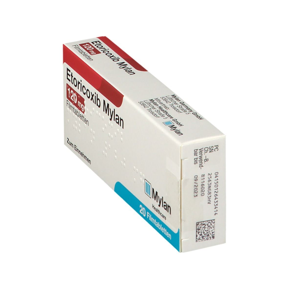 Etoricoxib Mylan 120 mg Filmtabletten 20 St