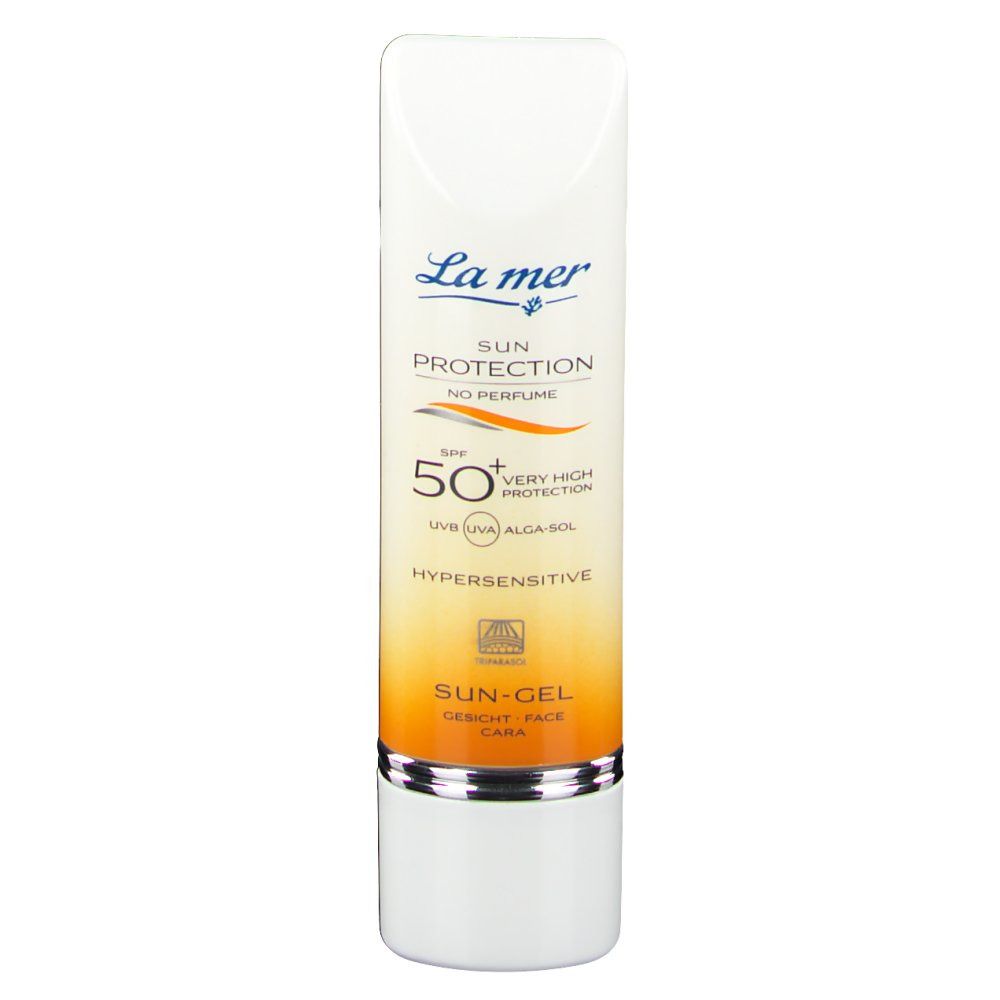 La mer SUN Sun-Gel SPF 50+ für das Gesicht ohne Parfum