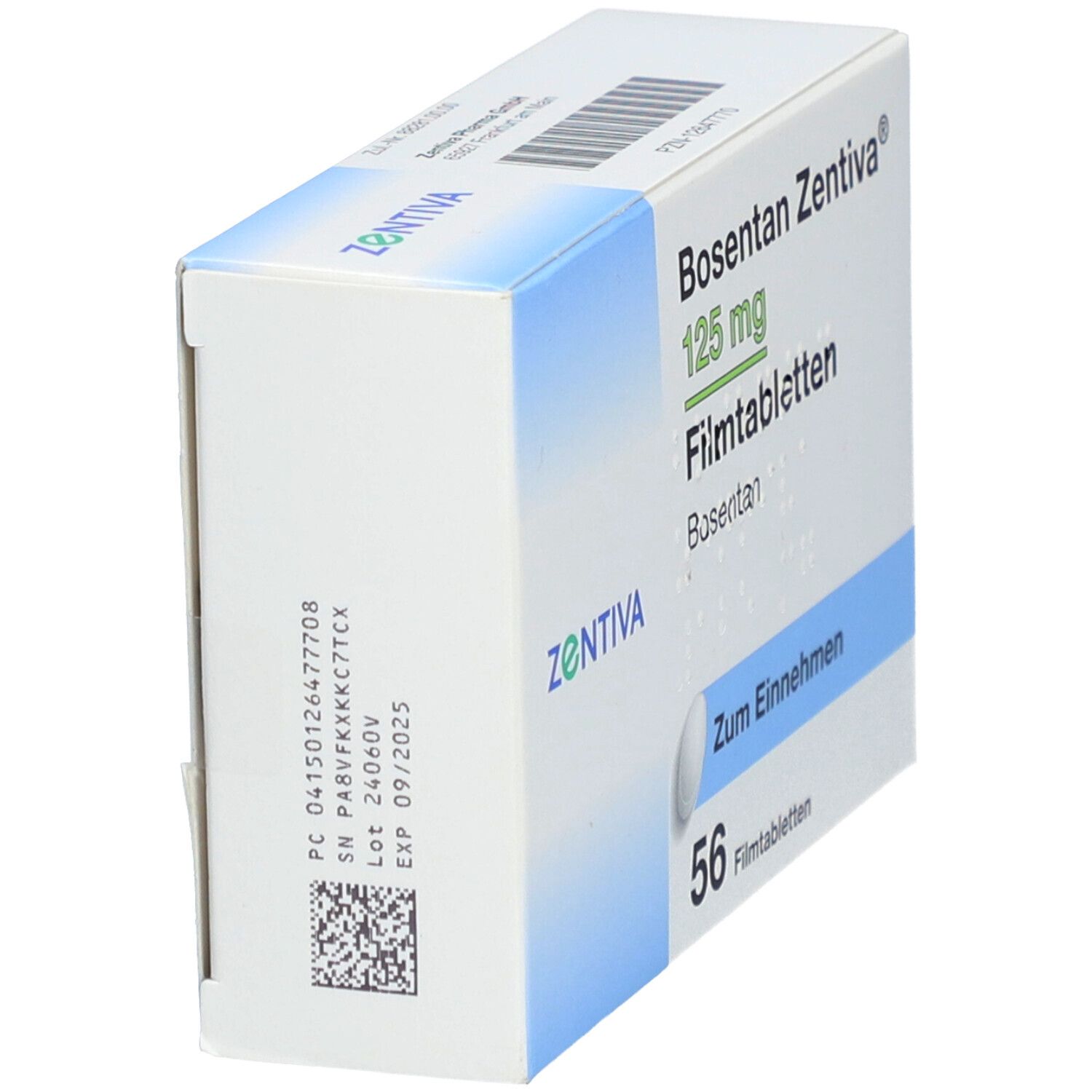 Bosentan Zentiva 125 mg Filmtabletten 56 St