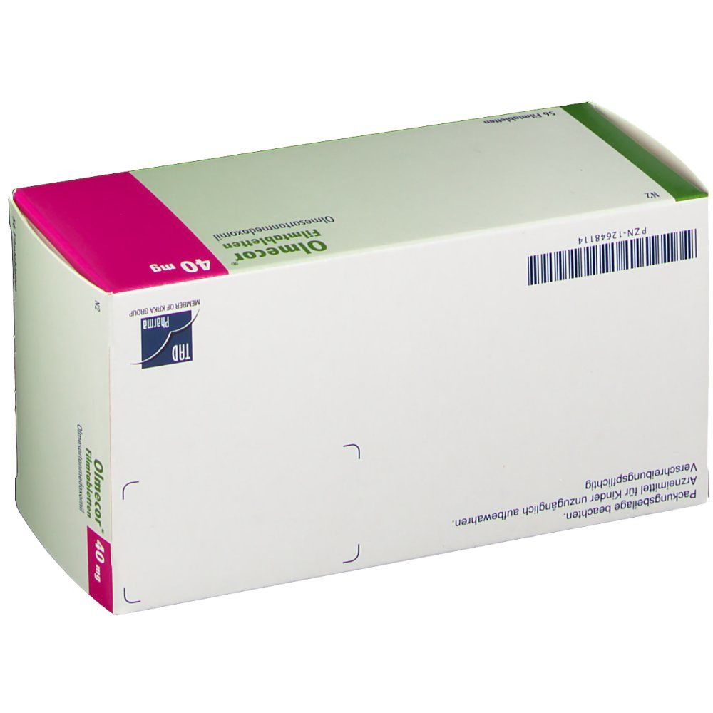 Olmecor 40 Mg 56 St Mit Dem E Rezept Kaufen Shop Apotheke