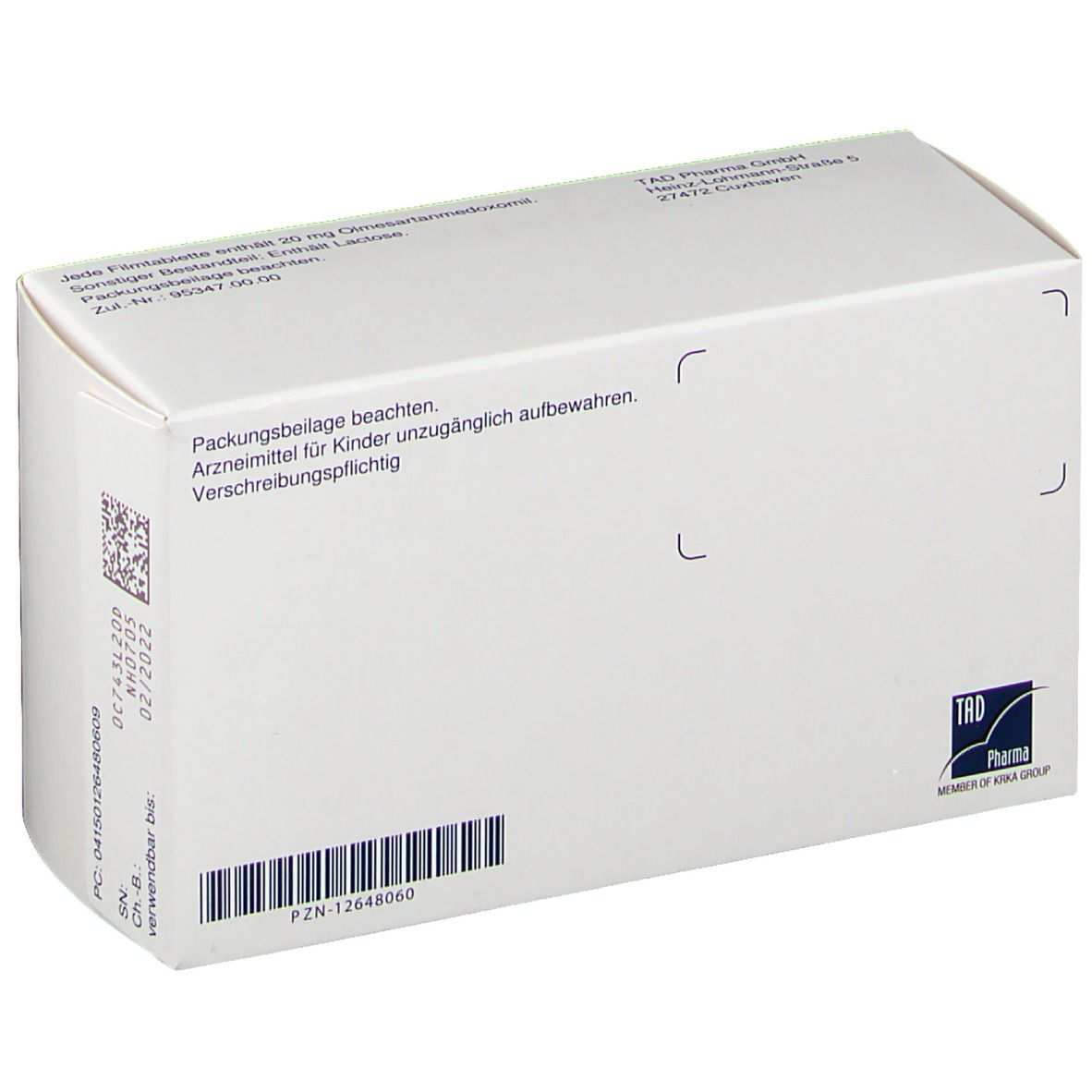 Olmecor® 20 mg
