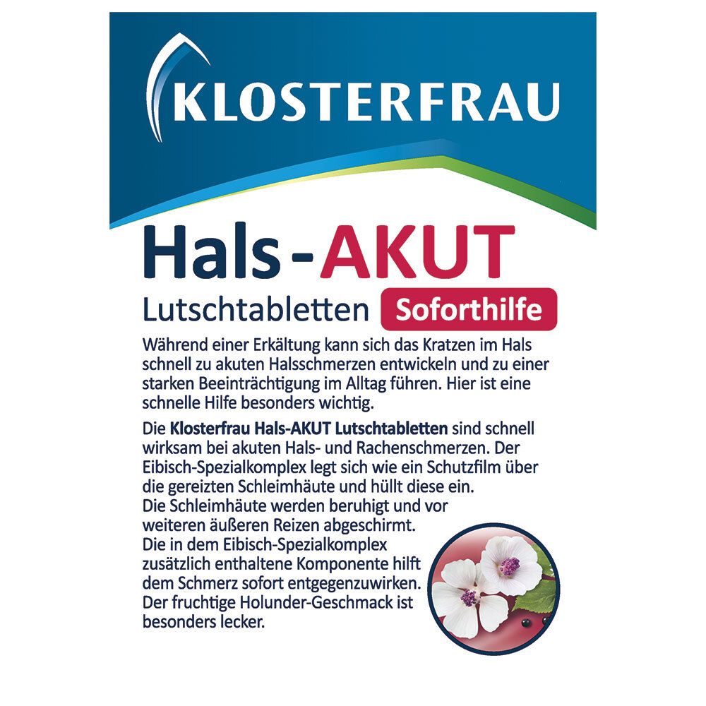 KLOSTERFRAU Hals-AKUT