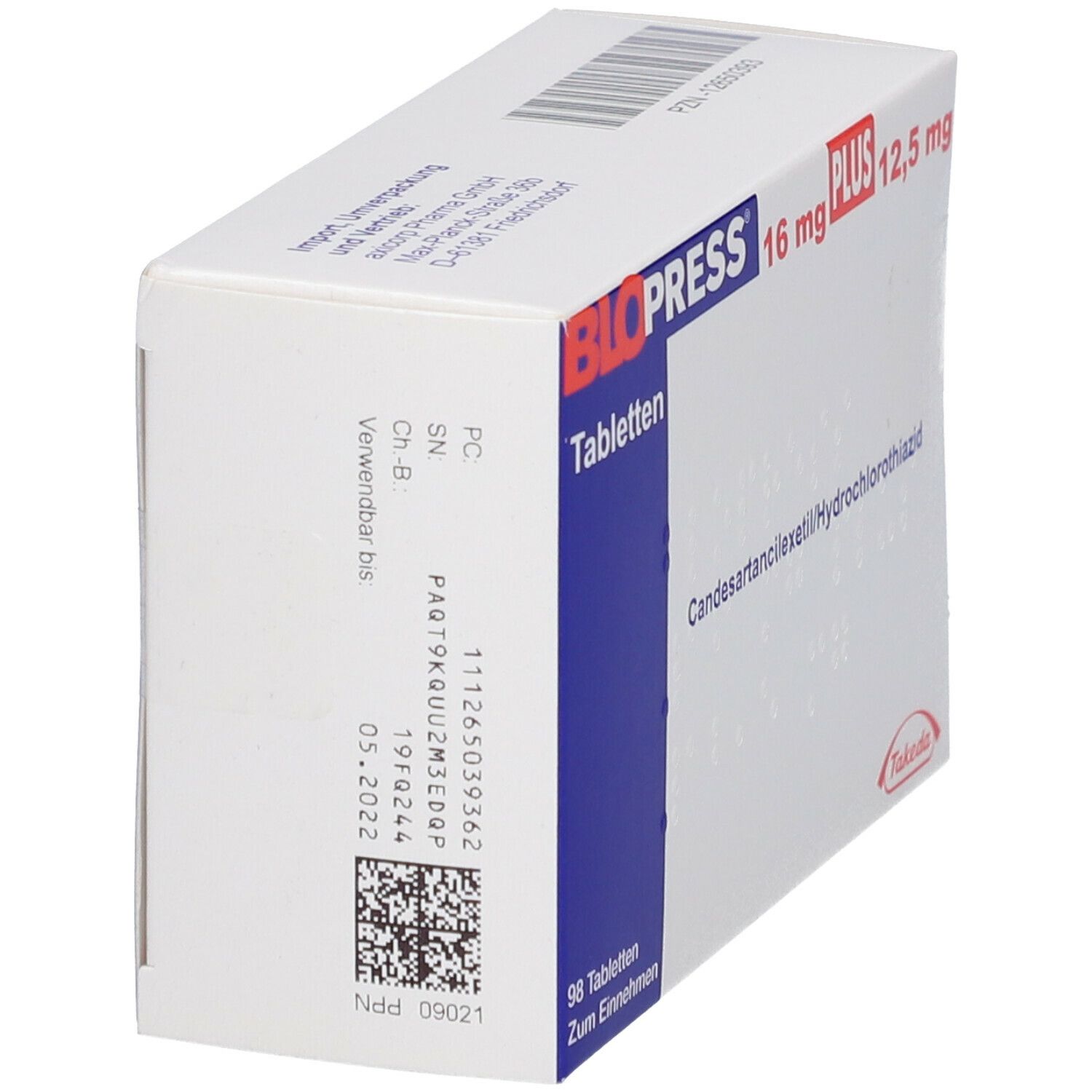 Blopress 16 mg Plus 12,5 mg