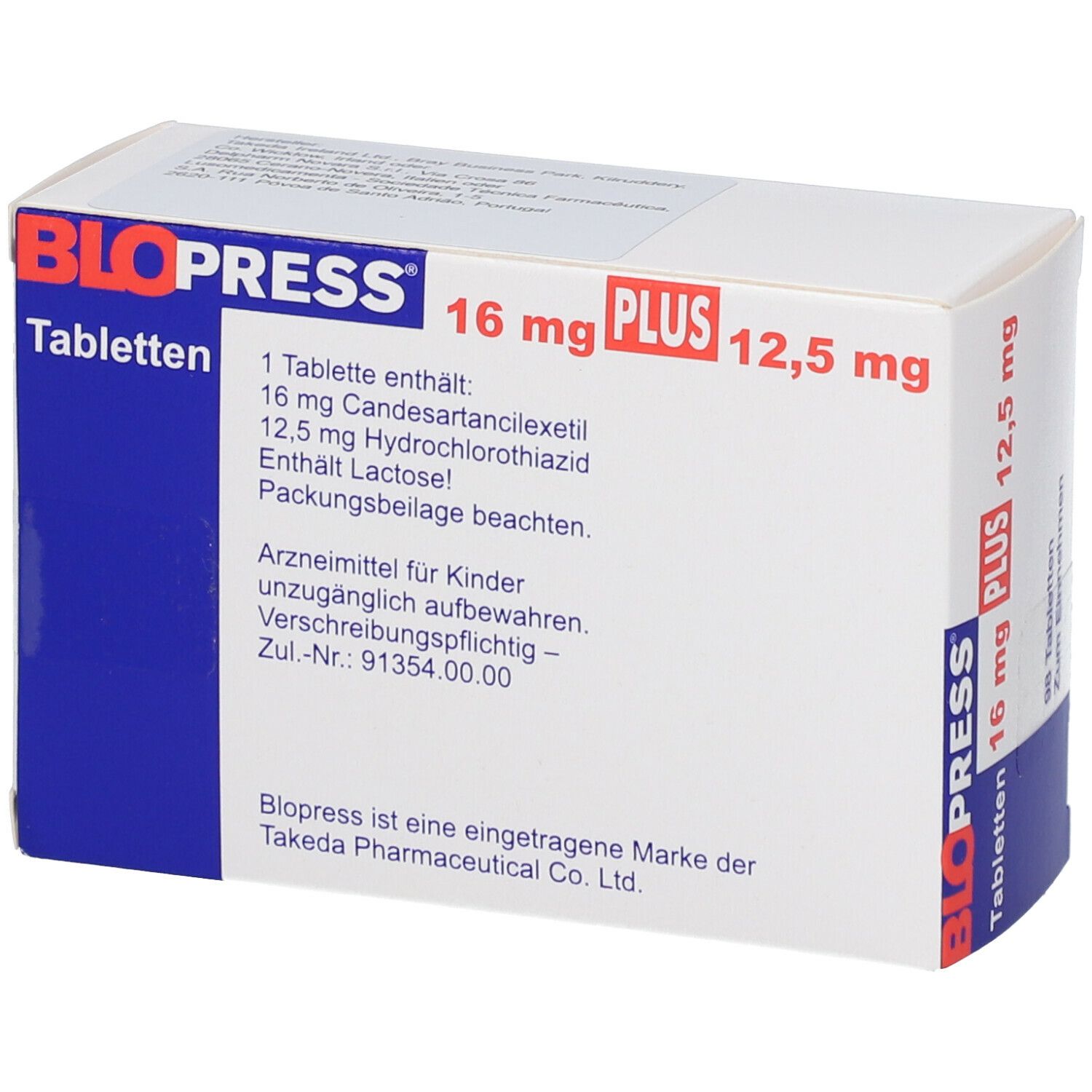 Blopress 16 mg Plus 12,5 mg