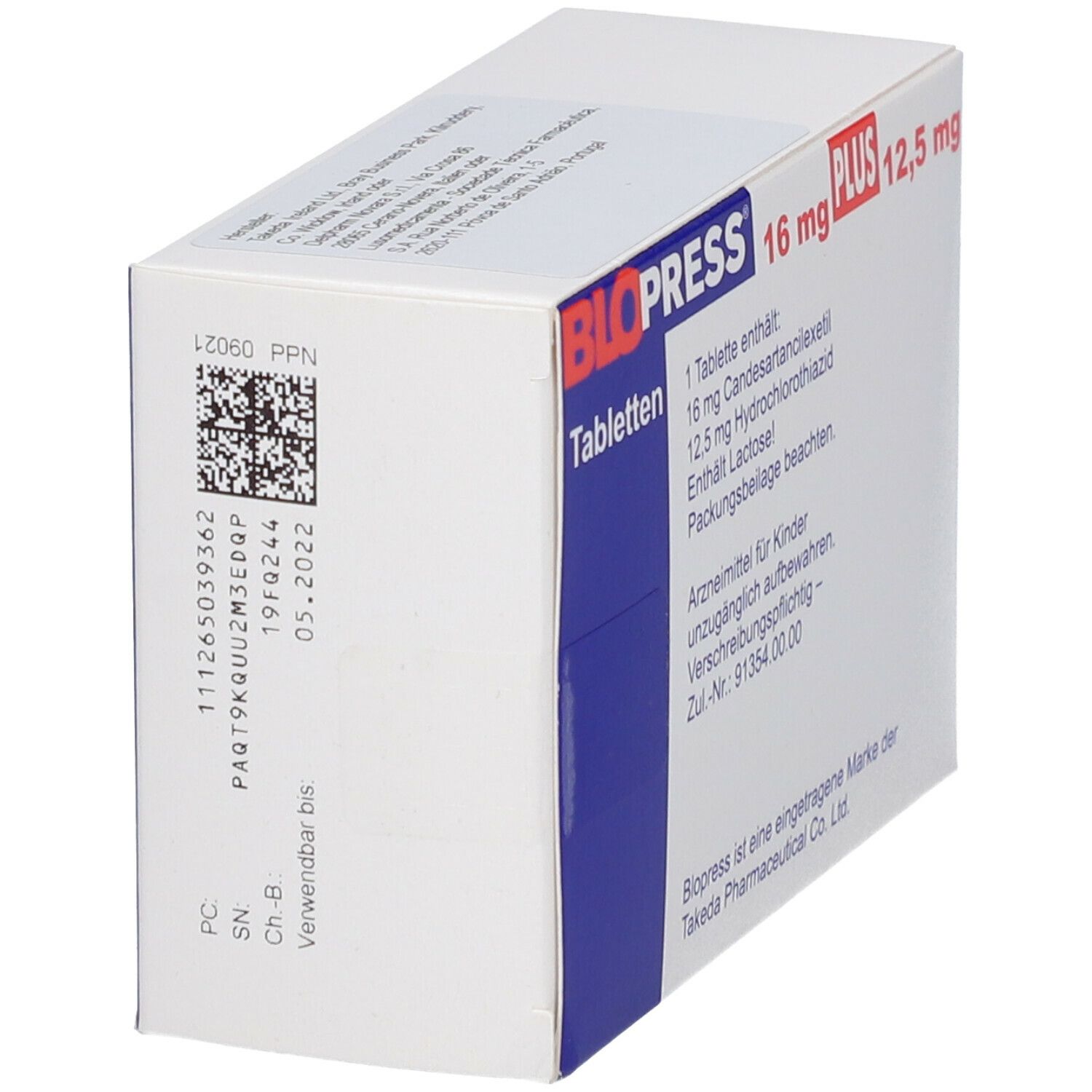 Blopress 16 mg Plus 12,5 mg