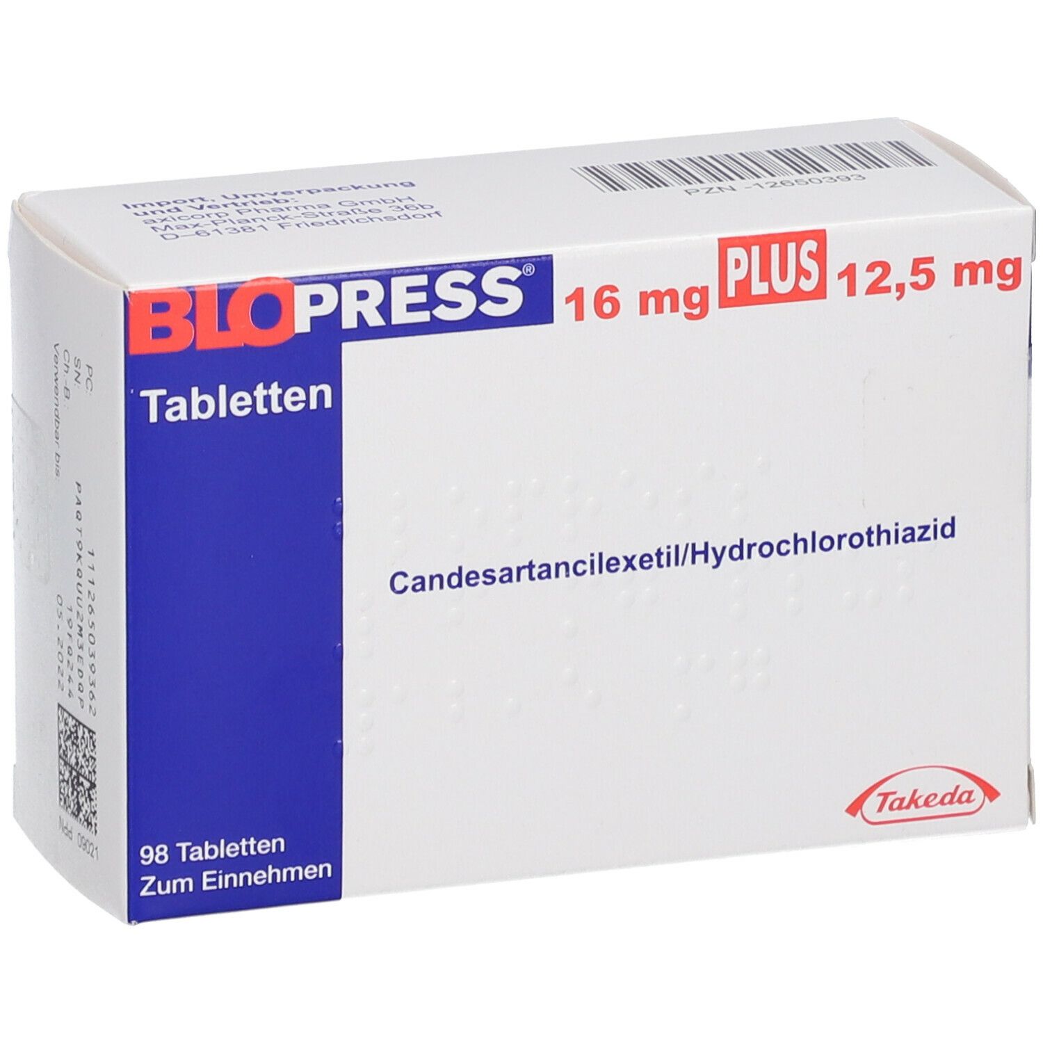 Blopress 16 mg Plus 12,5 mg