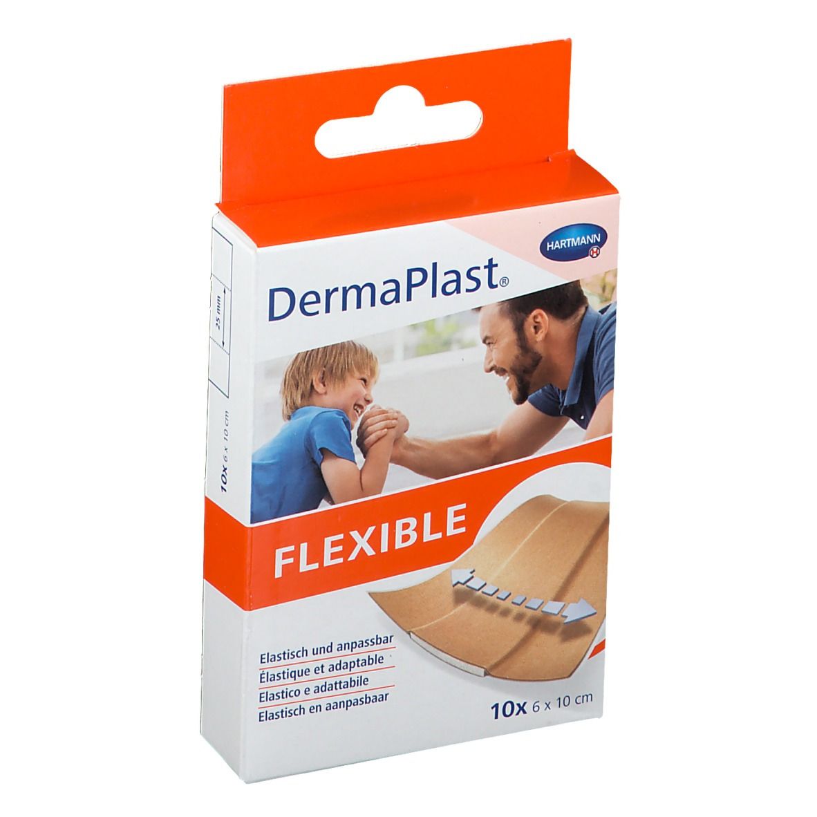 DermaPlast® FLEXIBLE Wundpflaster 6 cm x 10 cm