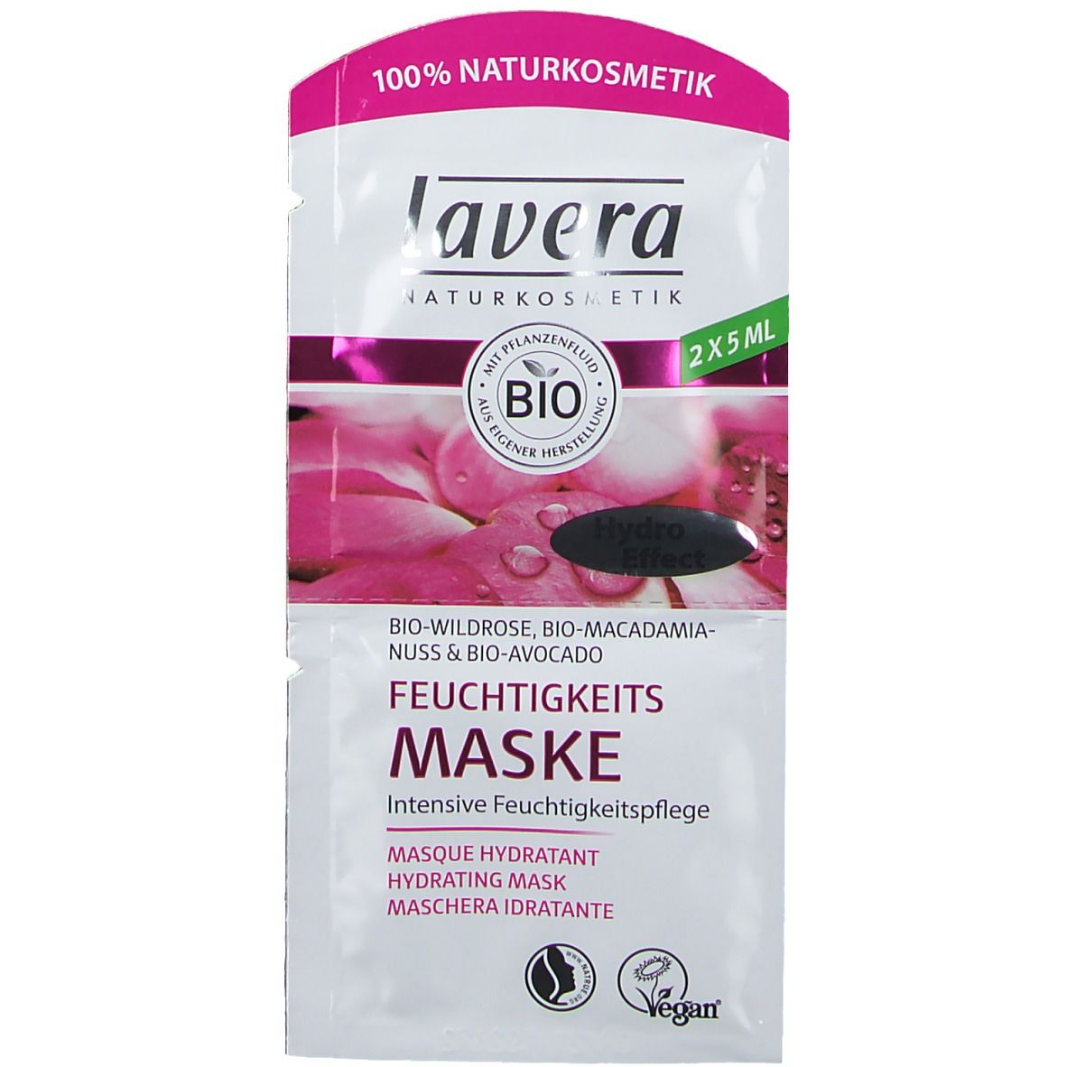 lavera Feuchtigkeits Maske Bio-Wildrose