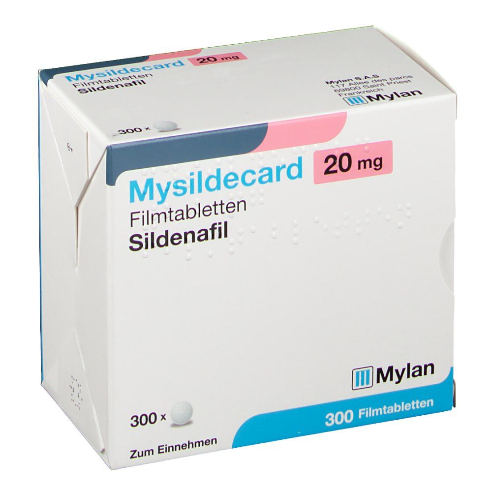 Mysildecard 20 mg