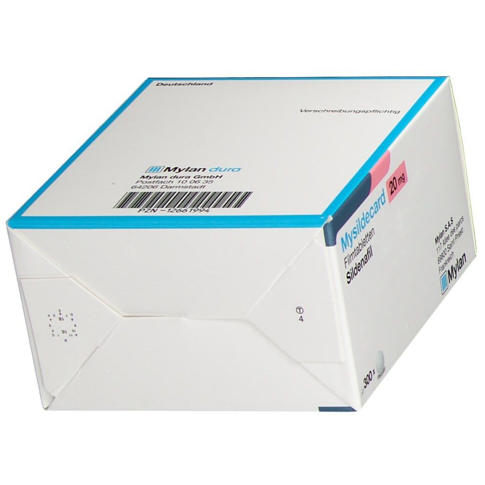 Mysildecard 20 mg
