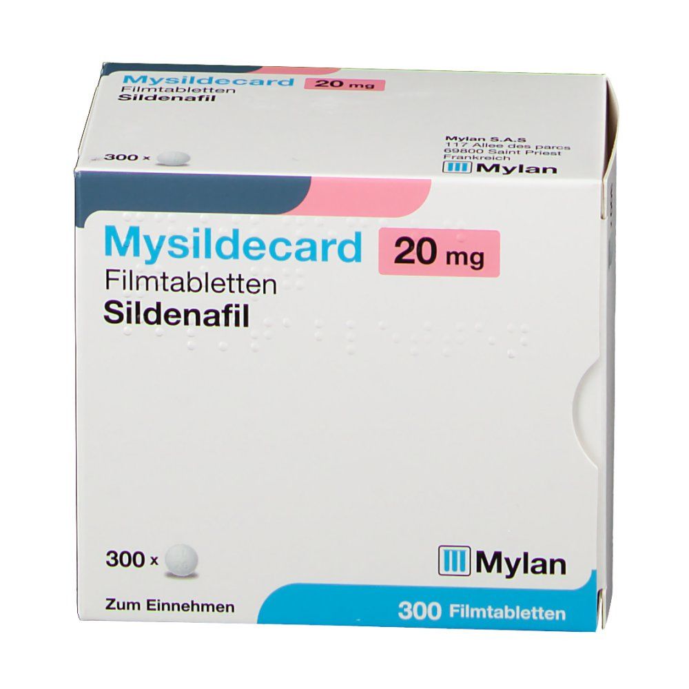 Mysildecard 20 mg