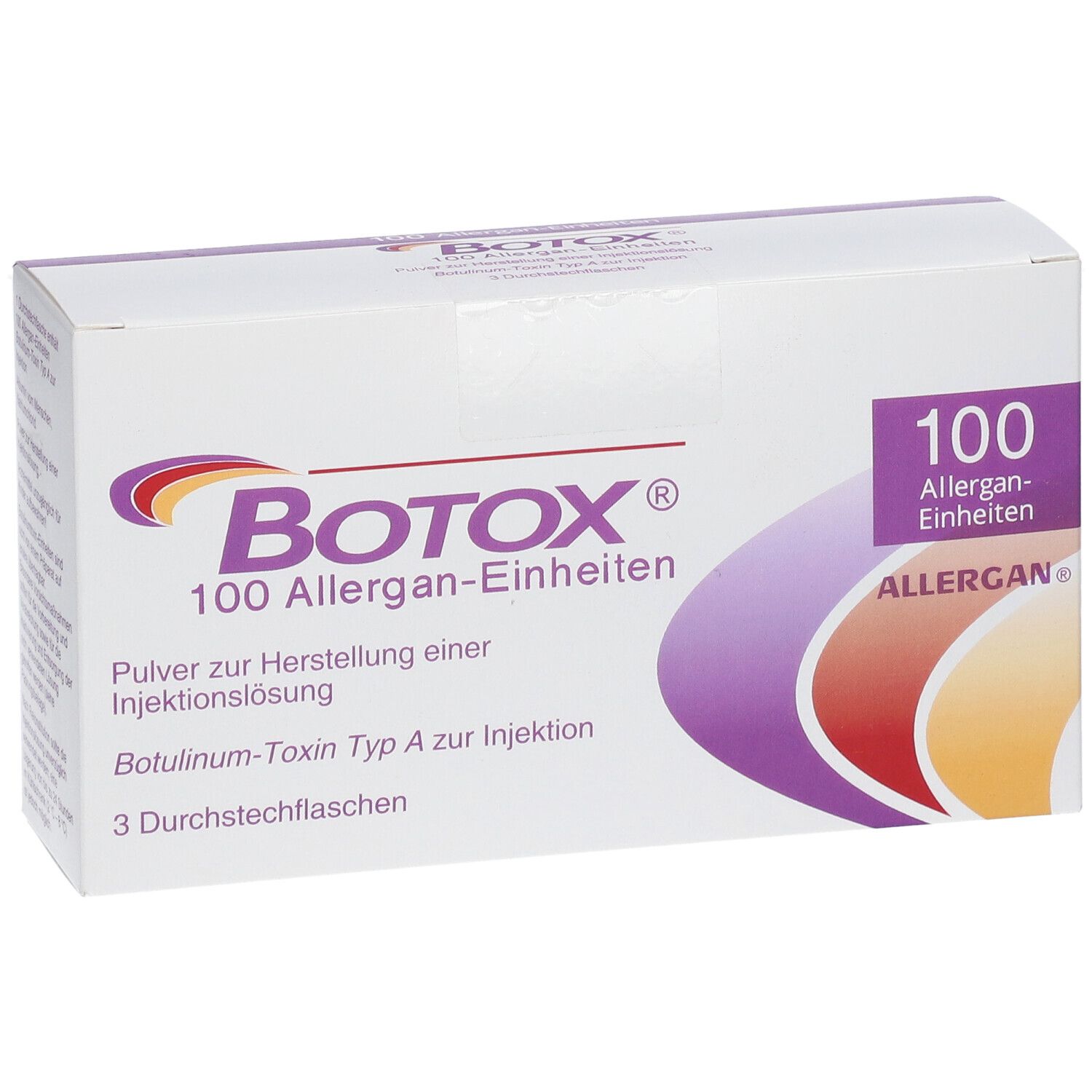 BOTOX Multipack 3x100 Allergan-E. P.z.H.e.Inj.-L. 1 St mit dem E-Rezept ...