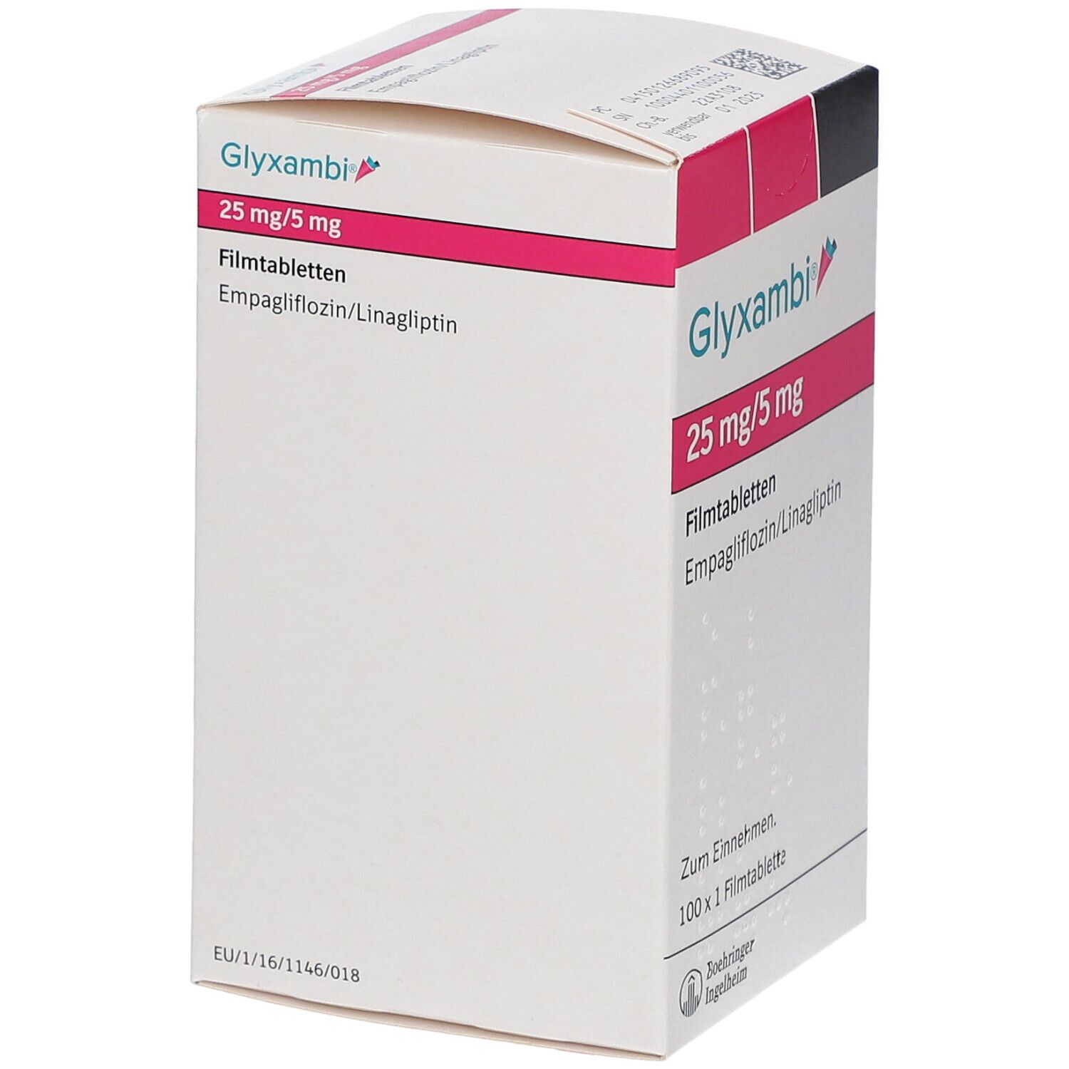 Glyxambi 25 mg/5 mg Filmtabletten 100 St