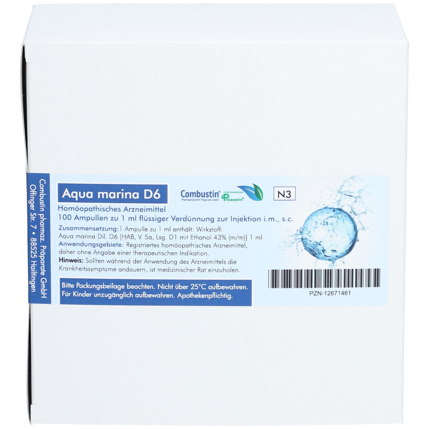 AQUA MARINA D 6 Ampullen