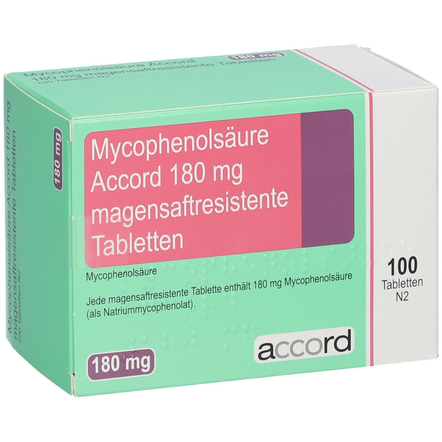 Mycophenolsaeure Acc 180Mg