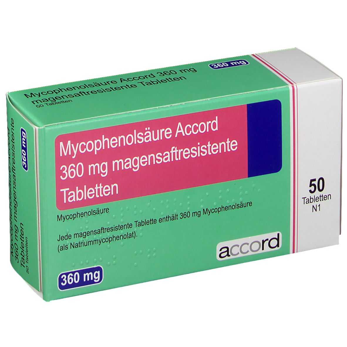 Mycophenolsäure Accord 360 mg