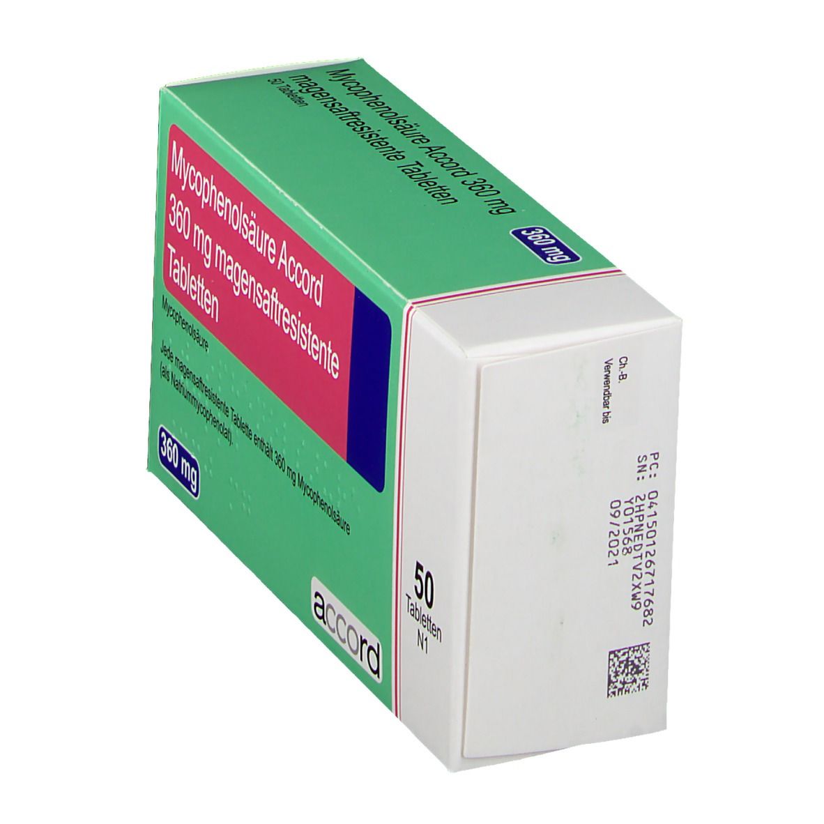 Mycophenolsäure Accord 360 mg