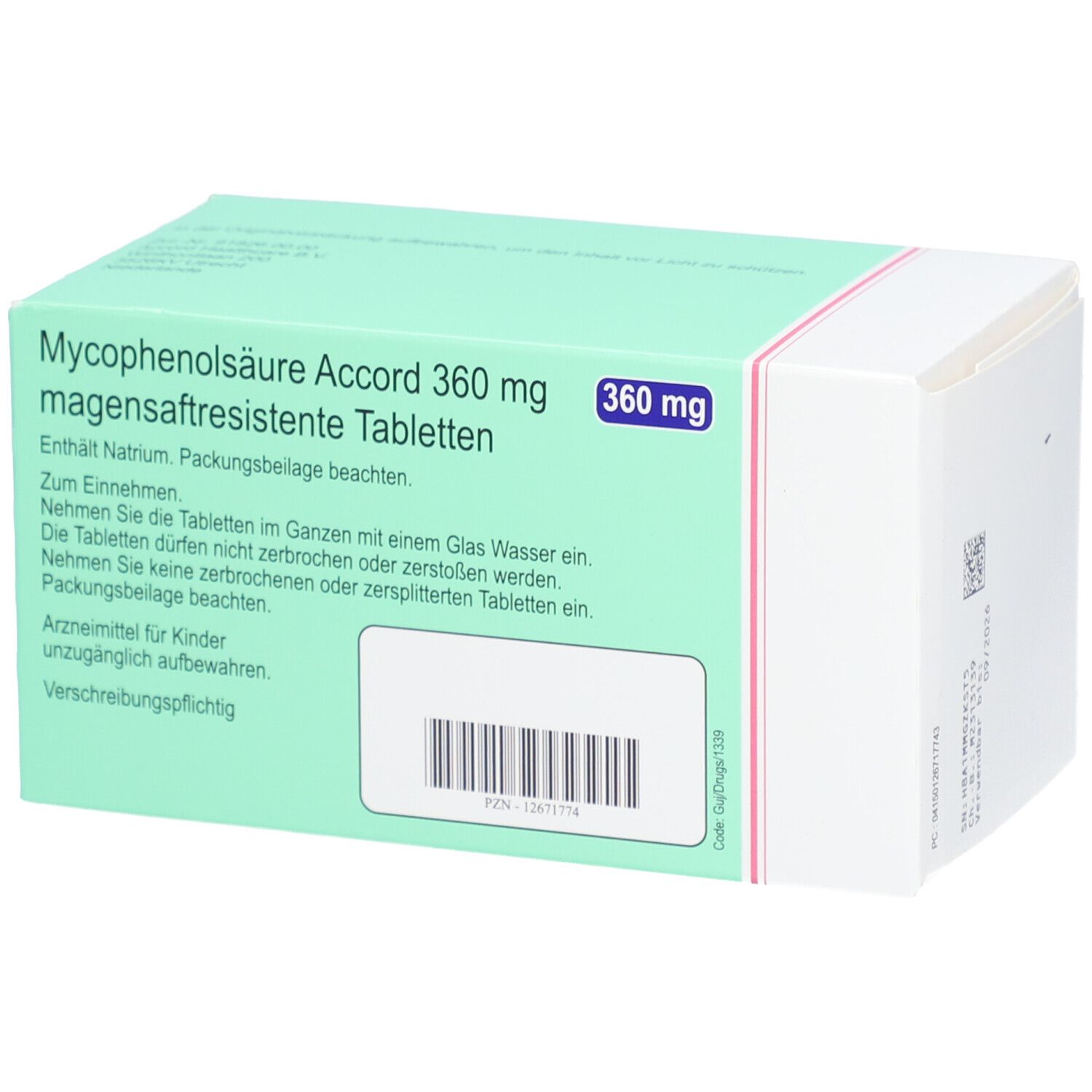 Mycophenolsaeure Acc 360Mg