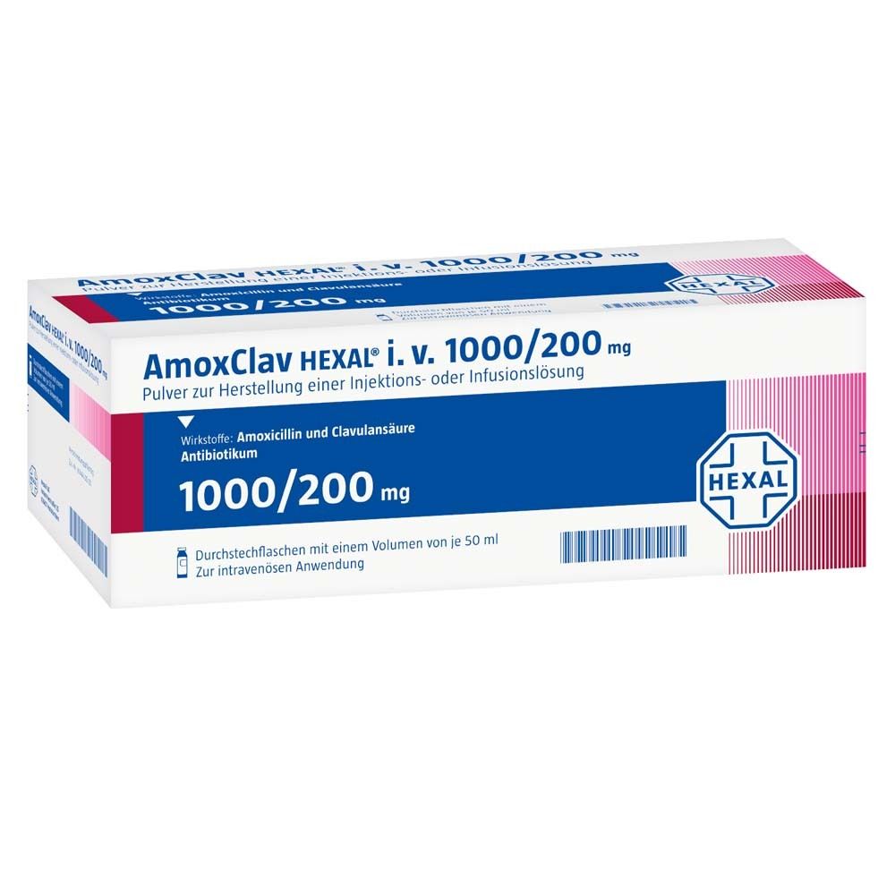 AmoxClav HEXAL® i.v. 1000/200 mg