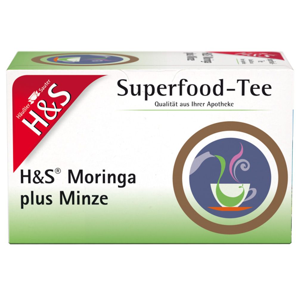 H&S® Superfood-Tee Moringa plus Minze