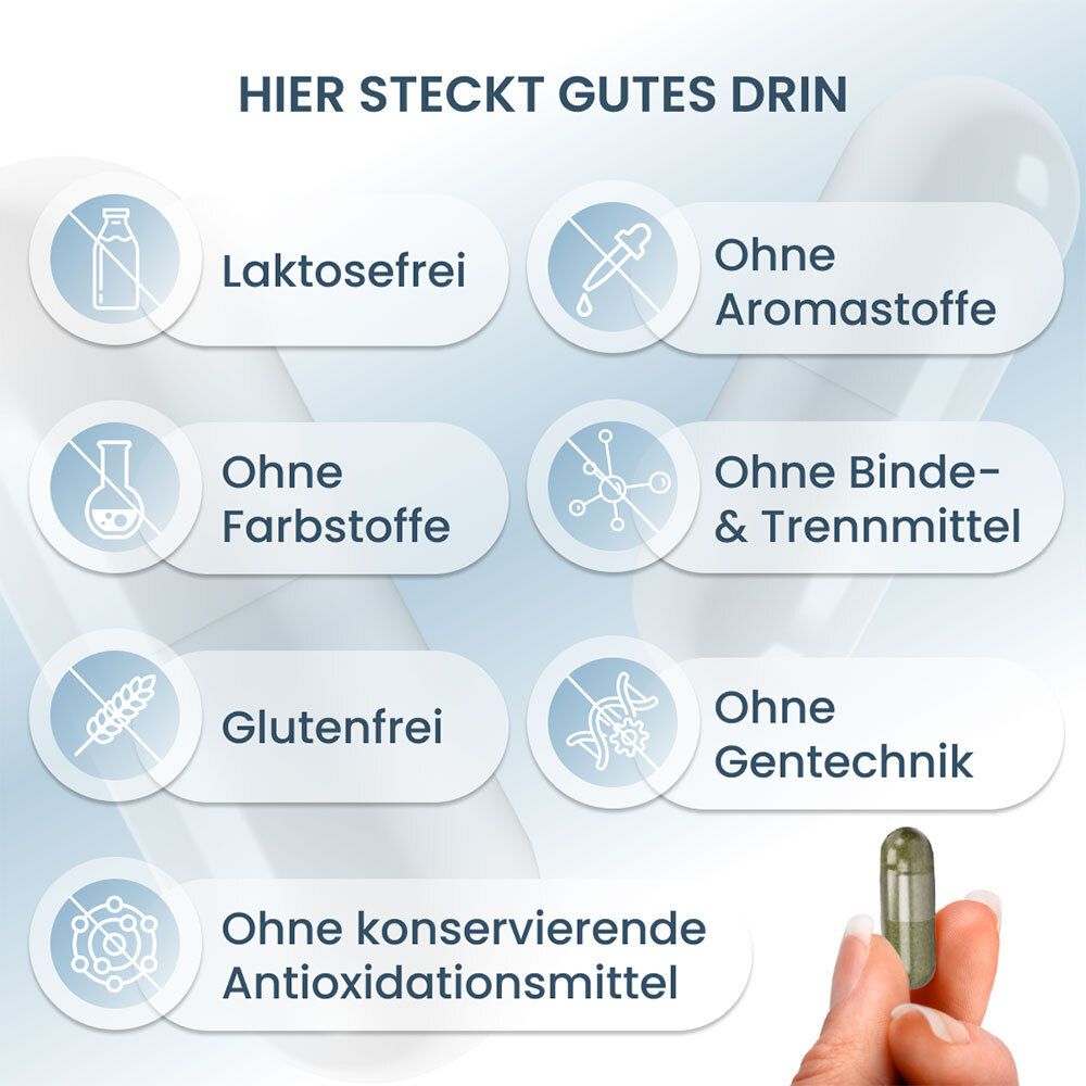 PlantoCaps SMOKSAN+ Kapseldose mit deutscher Beschriftung, 60 Kapseln, 22g.