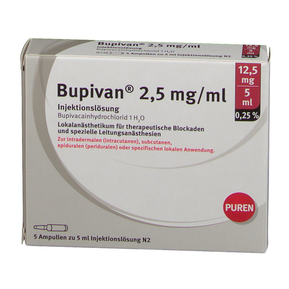 Bupivan® 2,5 mg/ml