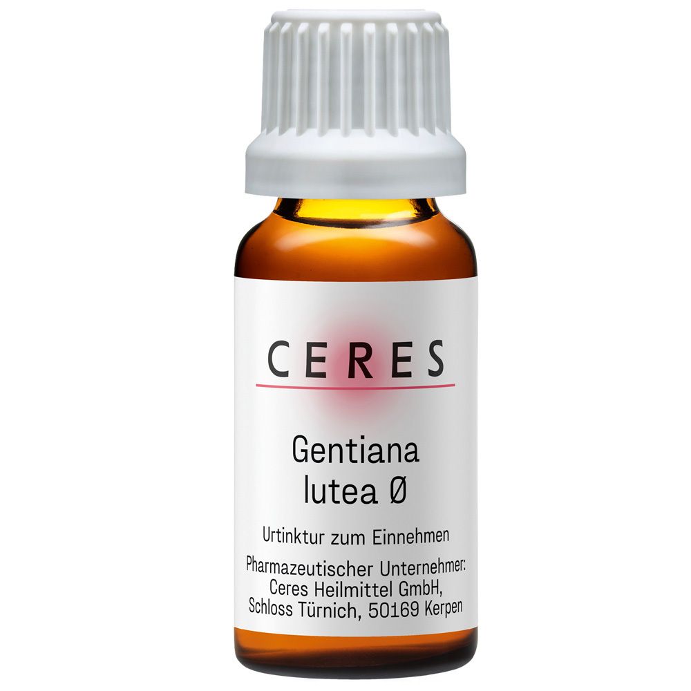 Ceres Gentiana lutea Urtinktur 20 ml Tropfen zum Einnehmen