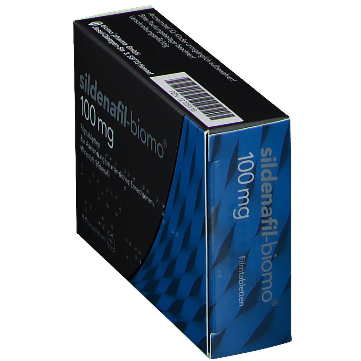 SILDENAFIL-biomo 100 mg Filmtabletten 4 St