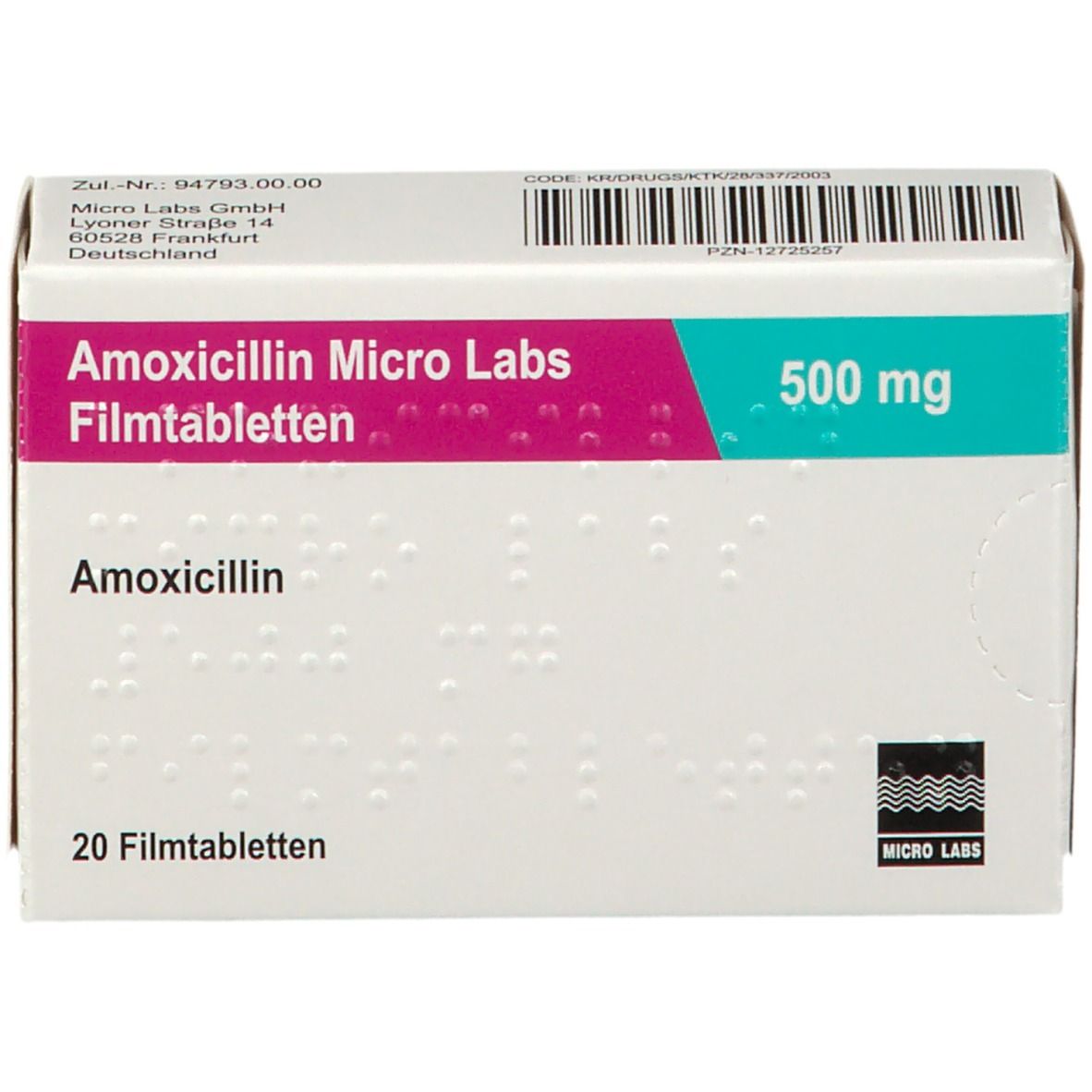 Amoxicillin Micro Labs 500 mg