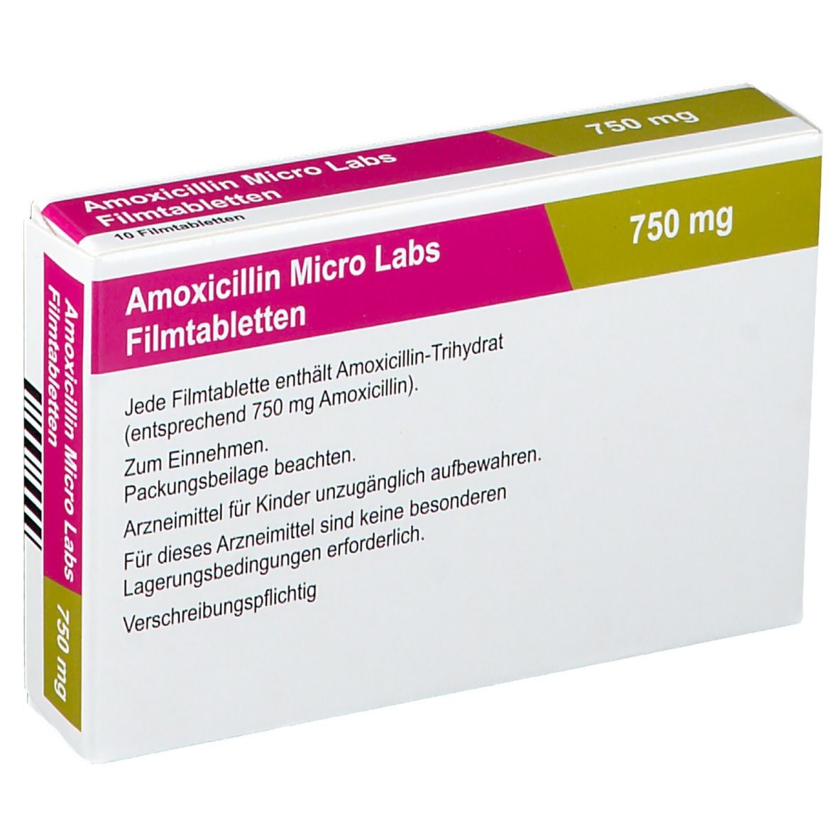 Amoxicillin Micro Labs 750 mg