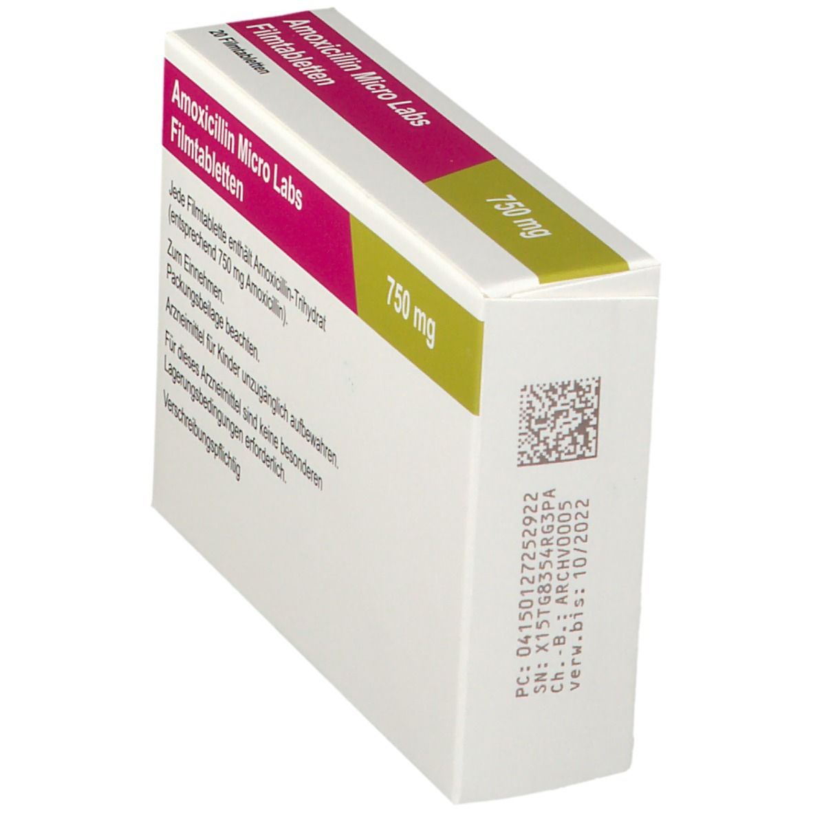 Amoxicillin Micro Labs 750 mg