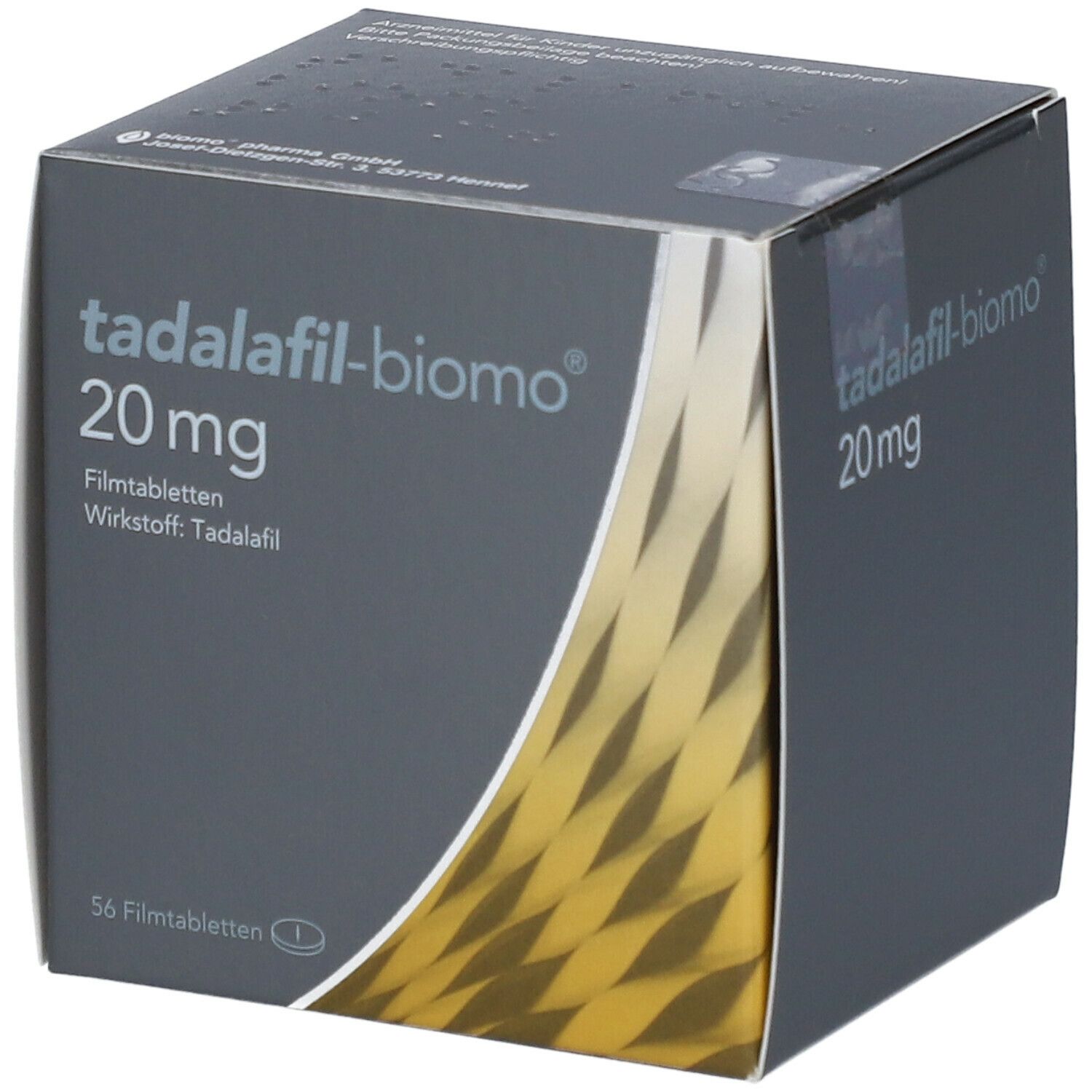 Tadalafil biomo 20mg 56